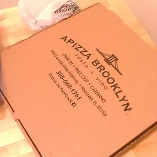 Pizza take-out box!