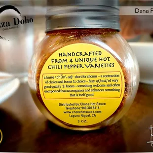 Chone Shake Hot Pepper Flakes - A little goes a long way... 'Very good! (Locally sourced)