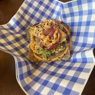 This was my Avocado &amp; Hummus Toast