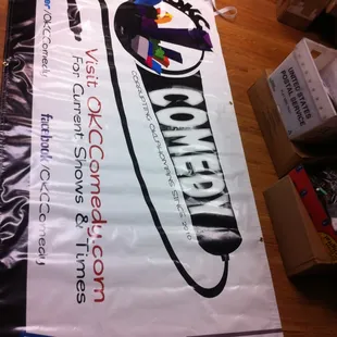 Banners are a great way to advertise no matter where you go, they can go with you.