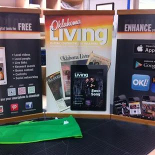 This was a table to display we produced for a tradeshow exhibit.