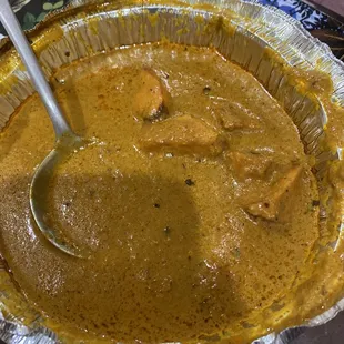 So called butter chicken.