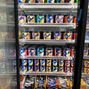 Ice cream huge selection