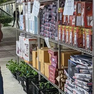 Plant pots and kitchen pans, etc