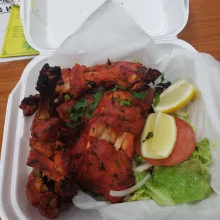 Tandoori Chicken 4 piece ($17)