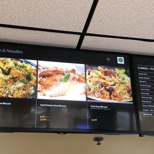 Menu - Rice &amp; noodles