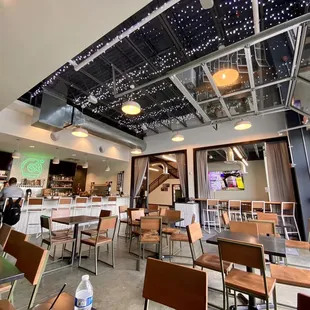 Bar and dining area