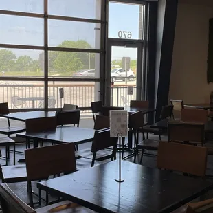 More seating, plus outdoor tables (especially when the garage door is open.