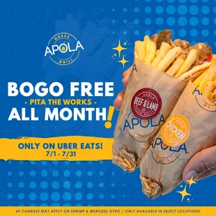 a person holding a bag of fries