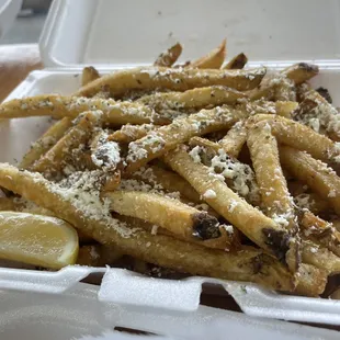 Greek fries super delicious fries wow!