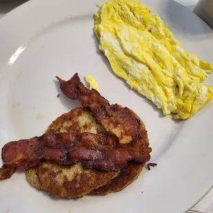 My food. Perfectly crispy bacon. Thanks!