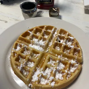 food, waffles