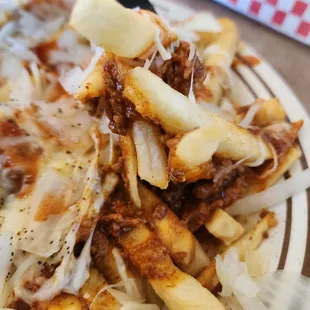 Chili cheese fries