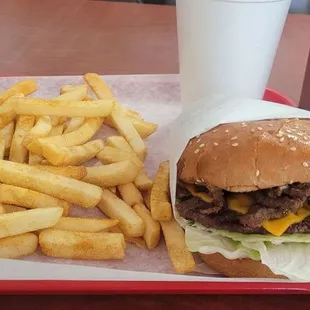 Buluga burger combo, no tomatoes,  extra mayo