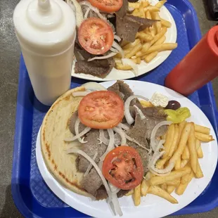 Gyros plate