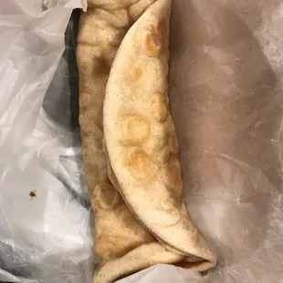 They have the delicious thick pita bread