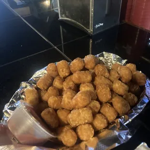 Huge order of tots! Just regular order!