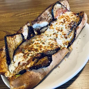 Eggplant parm sandwich