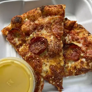 This is the holy pepperoni Batman