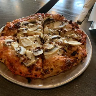 Build your own 9 inch mushroom and sausage