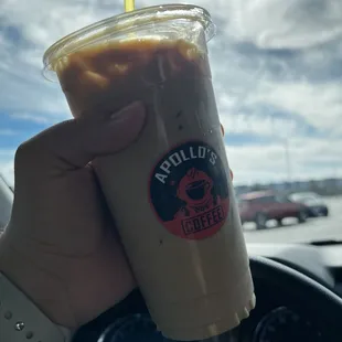 Medium Iced Vanilla Latte