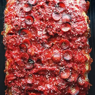 Square Pie by the slice only, available Friday Lunch