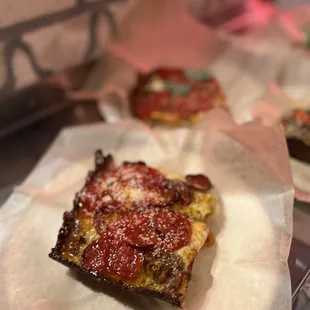 Pepperoni with Hot Honey. Great!