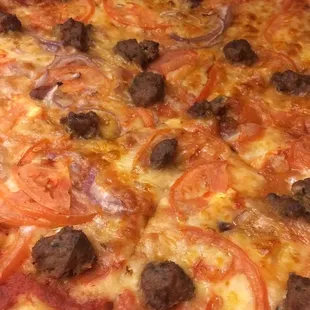 Duck and Bacon Sausage Pizza