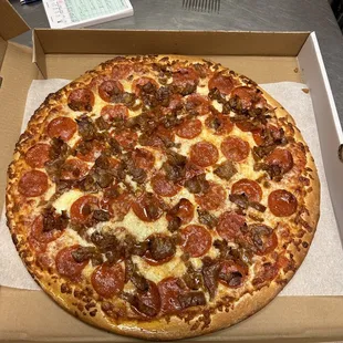 Pepperoni and steak