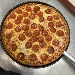 Pepperoni pizza