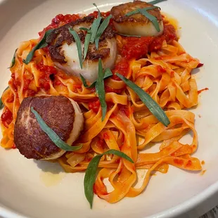 Scallop Tagliatelle