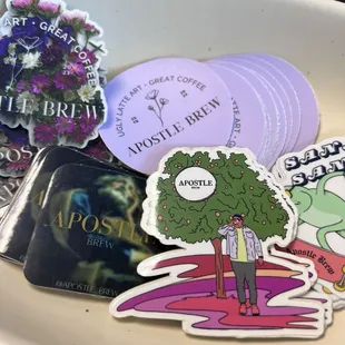 The stickers for sale looks so cool