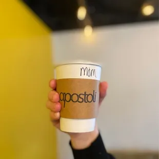 Latte Cup and Sleeve