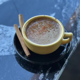 Holiday Vegan Latte "Sweet &amp; Spicy Almond Date"