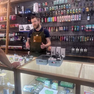 Employee doing a great job