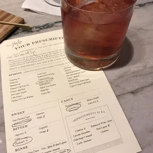 My designed Old fashioned