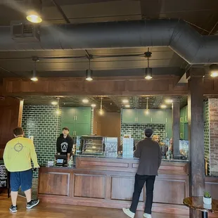 Cool interior and excellent coffee !