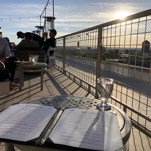 What a view on a springtime Friday evening!