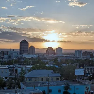 View of downtown ABQ