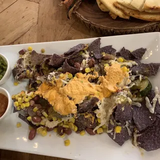 Vegan Menage A Trois Nachos