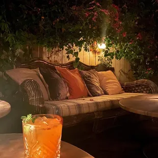 Patio area - The Bounce Back cocktail