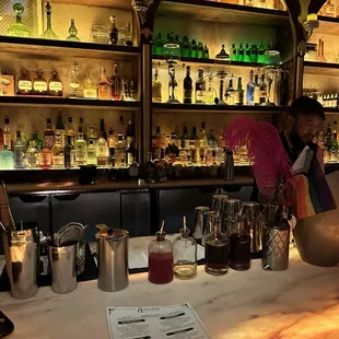 The bar