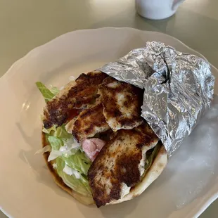 Grilled Chicken Pita
