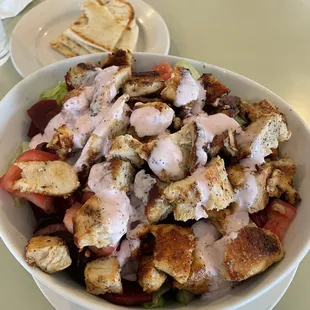 Greek Salad with Chicken