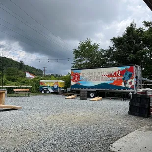 outside