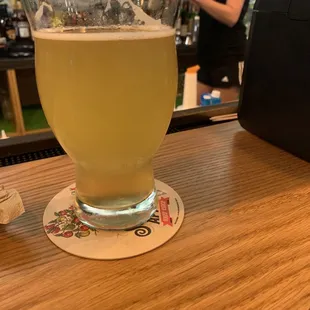 Honeydew Honeysuckle Wheat. Perfect summer  beer.