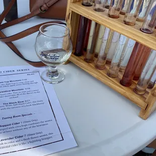 Cider tasting