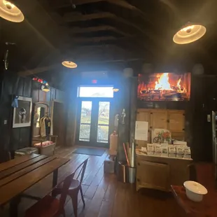 Interior of cidery