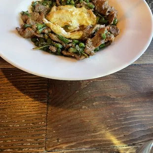 Typically a lunch item but they made it for dinner