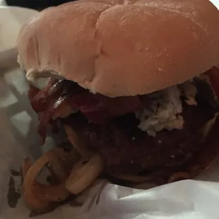 Bacon blue cheese burger was incredible!!!!